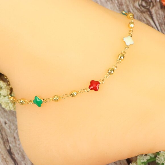 "Dainty Anklet for Women – Elegant Everyday Jewelry & Perfect Gift | MLCRC2123 - Picture 1 of 10
